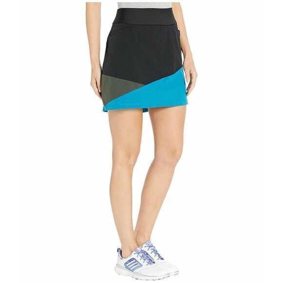 Adidas EI9702 Womens SZ XS Skort Medium Black/Gray/Teal MSRP $65 - Picture 2 of 5